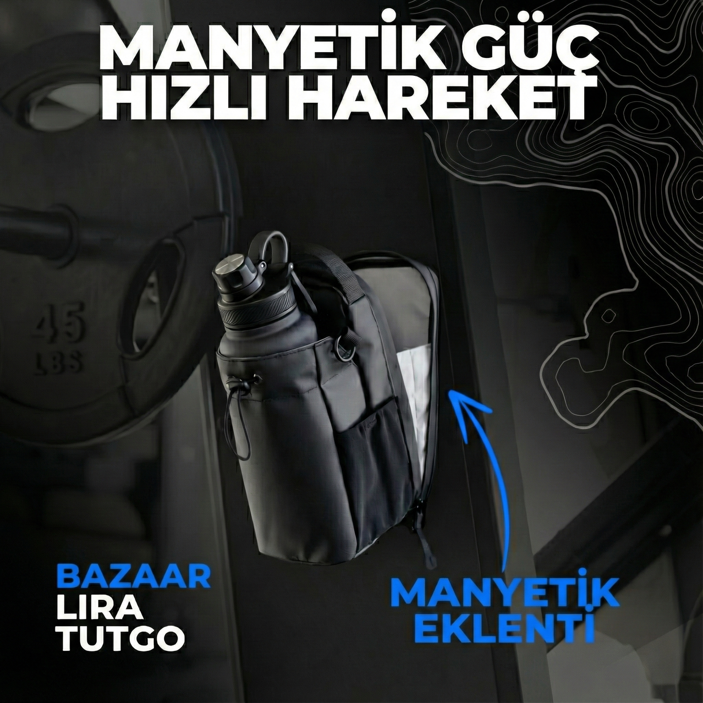 Manyetik Spor Çantası - TutGo®