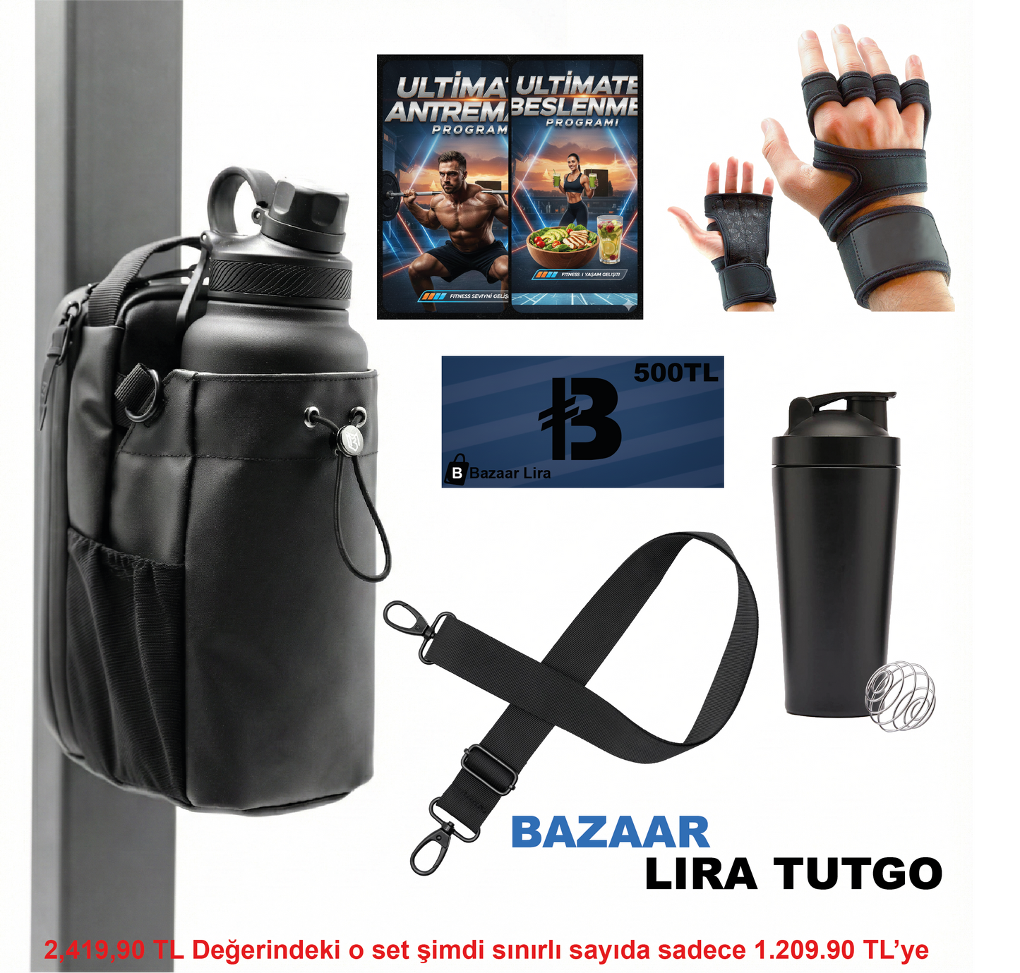 Manyetik Spor Çantası - TutGo®